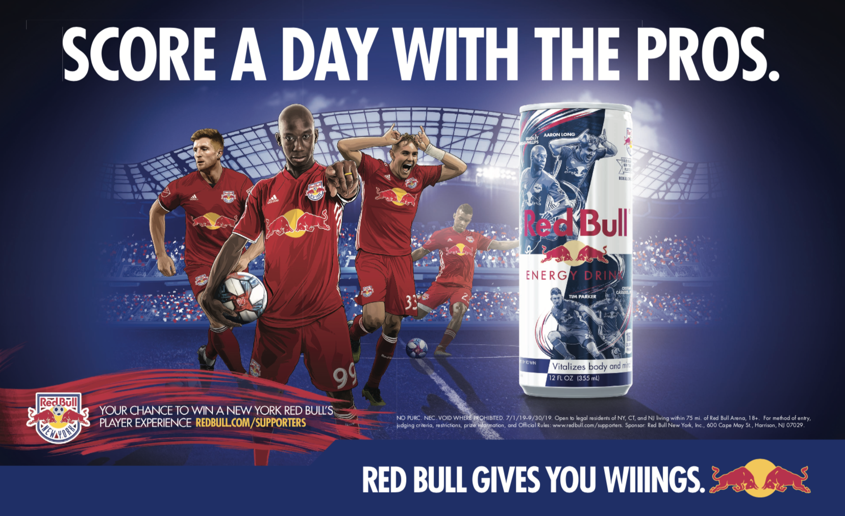 NYRB Cheer Card Creator Red Bull Limited Edition Can